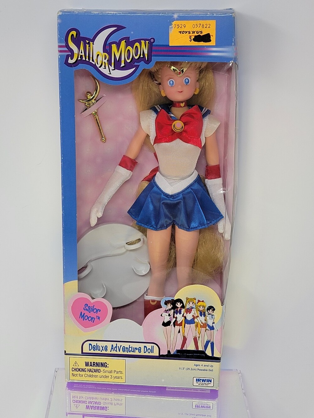 VINTAGE 2000 Sailor Moon Deluxe Adventure Doll 11.5" Irwin Toys – NRFB Rare!